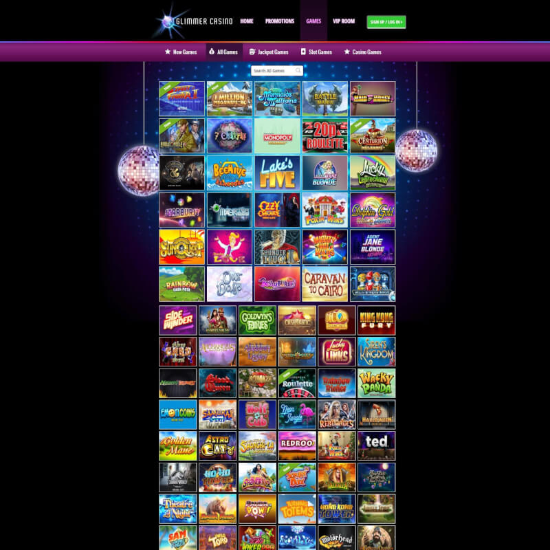 Glimmer Casino screenshot 1
