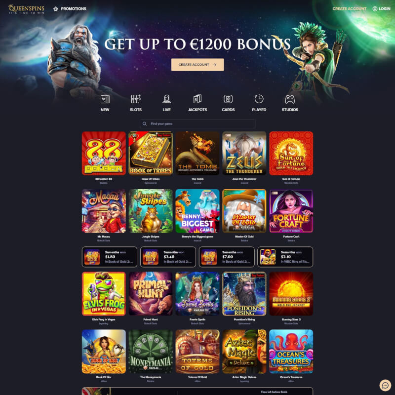 Queenspins screenshot 1