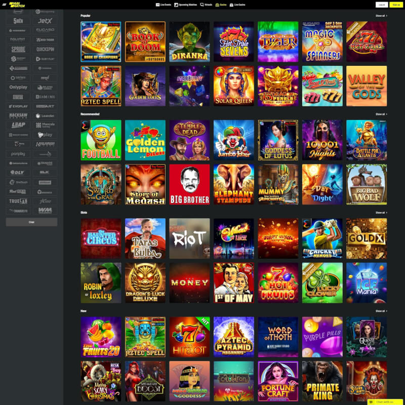 Parimatch screenshot 2