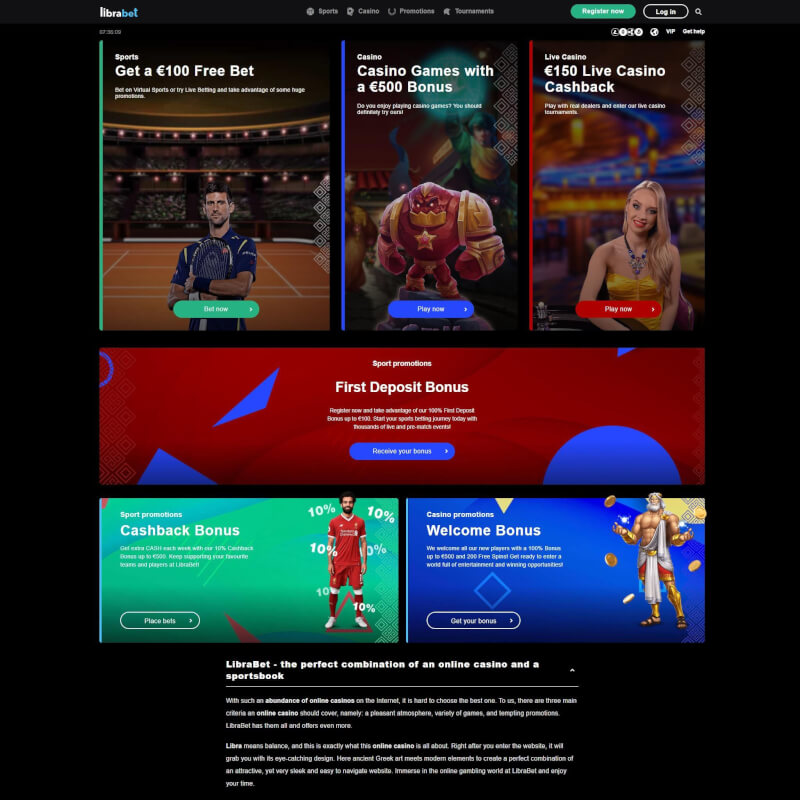 Librabet screenshot 1