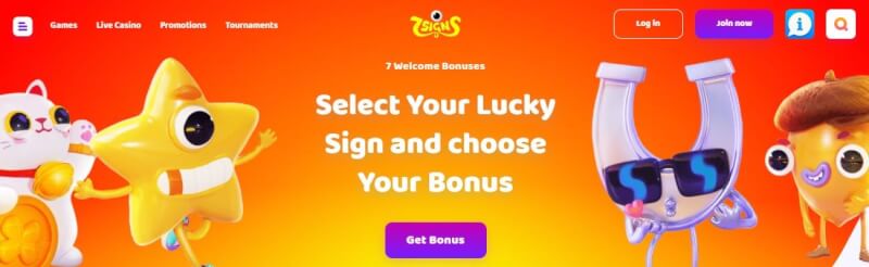 7signs casino homepage provides bonuses to brand-new players-logo