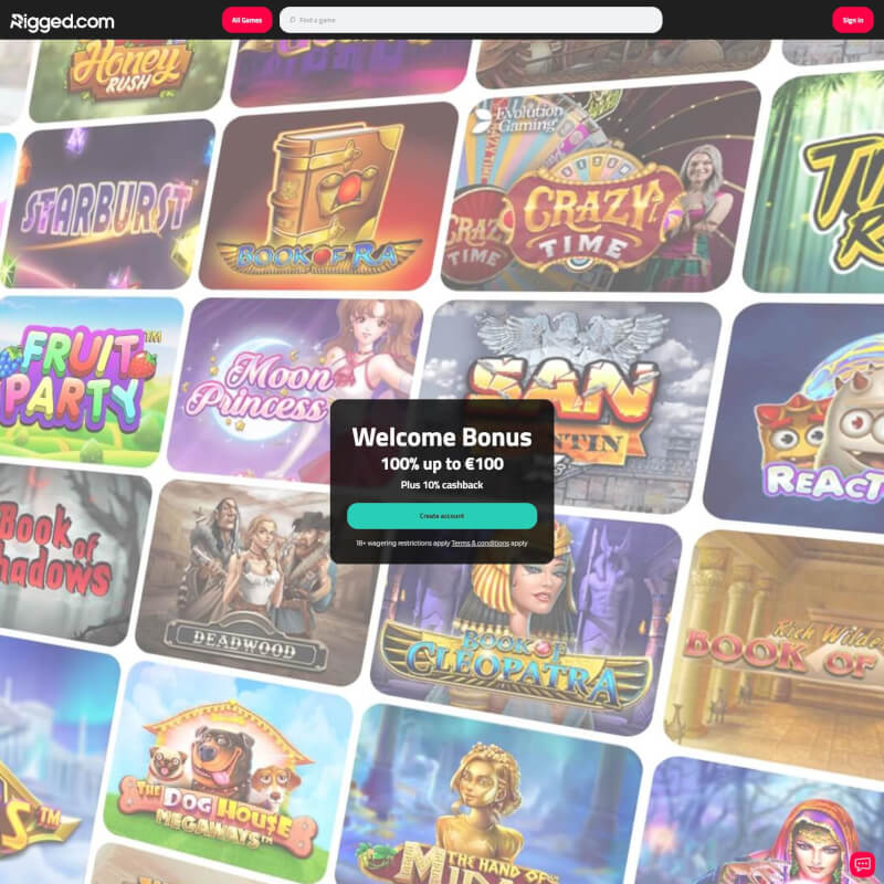 Rigged Casino screenshot 1