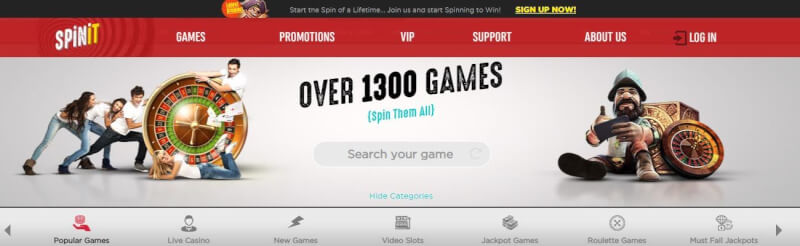 spinit website provides casino games, bonus od pierwszego depozytu i promocje dla nowych graczy-logo