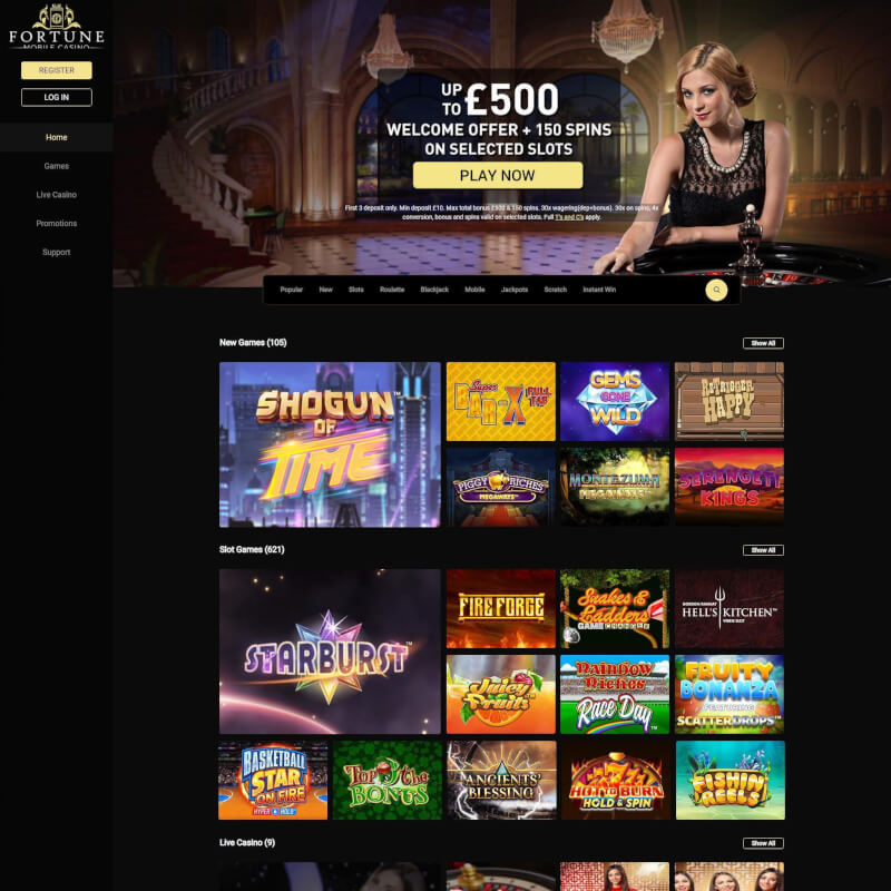 Fortune Cellphone Casino screenshot 1