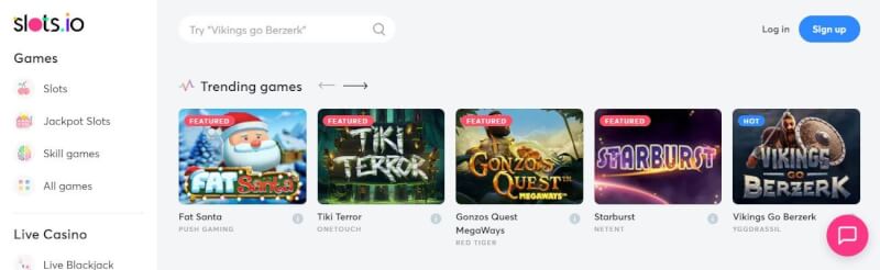 slot machines.io provides over 800 gry hazardowe, great rewards package, 24/7 Pomoc, limitless distributions no registration-logo