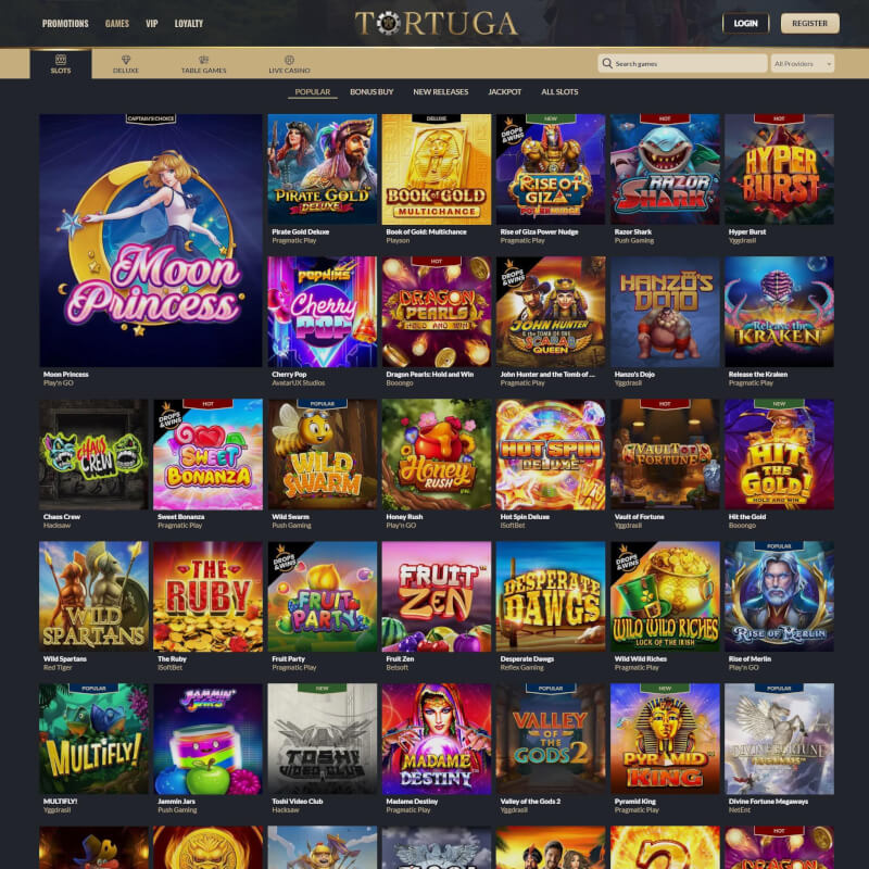 Tortuga Casino screenshot 2