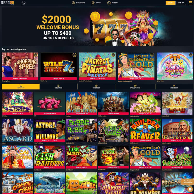 Brango Casino screenshot 2