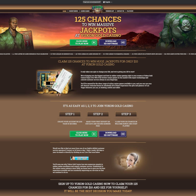 Yukon Gold screenshot 1