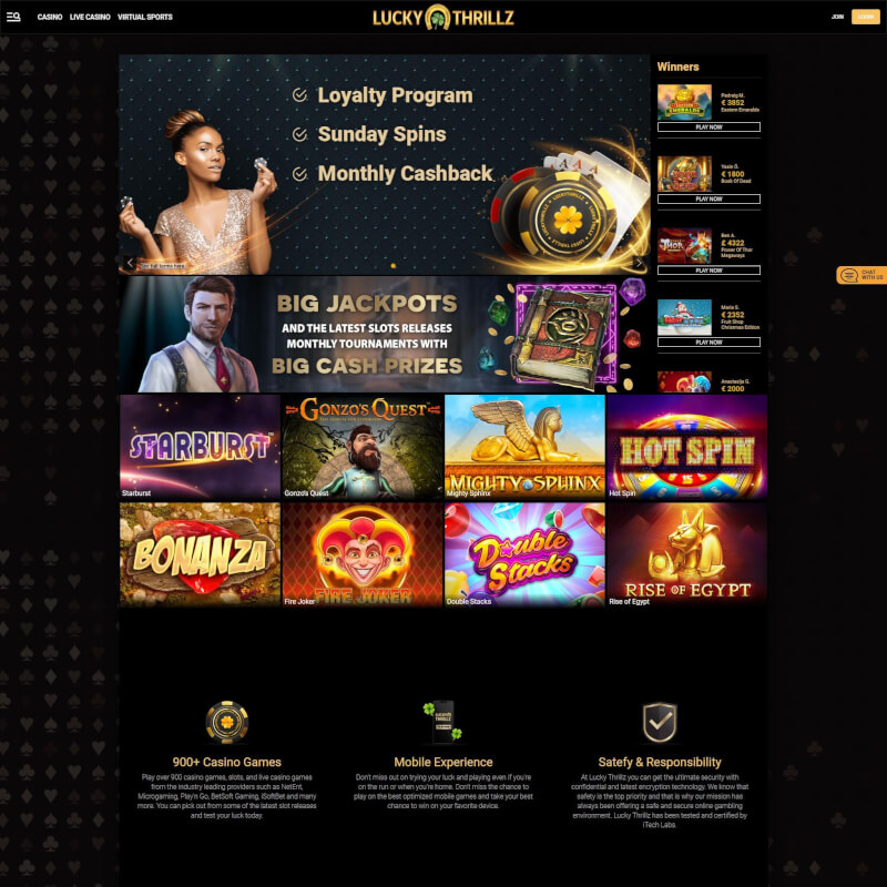 Lucky Thrillz screenshot 1