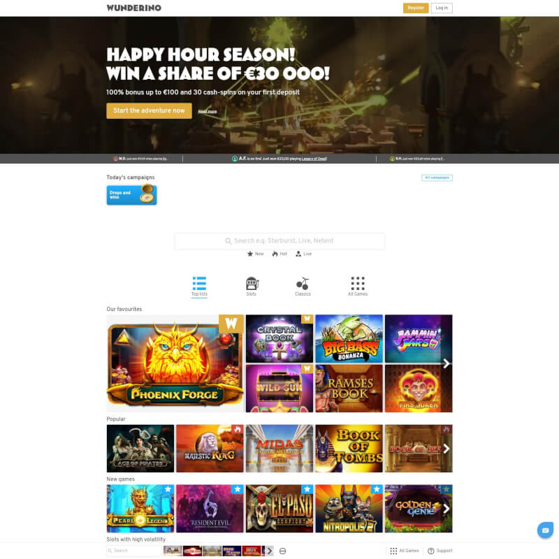 Wunderino screenshot 1