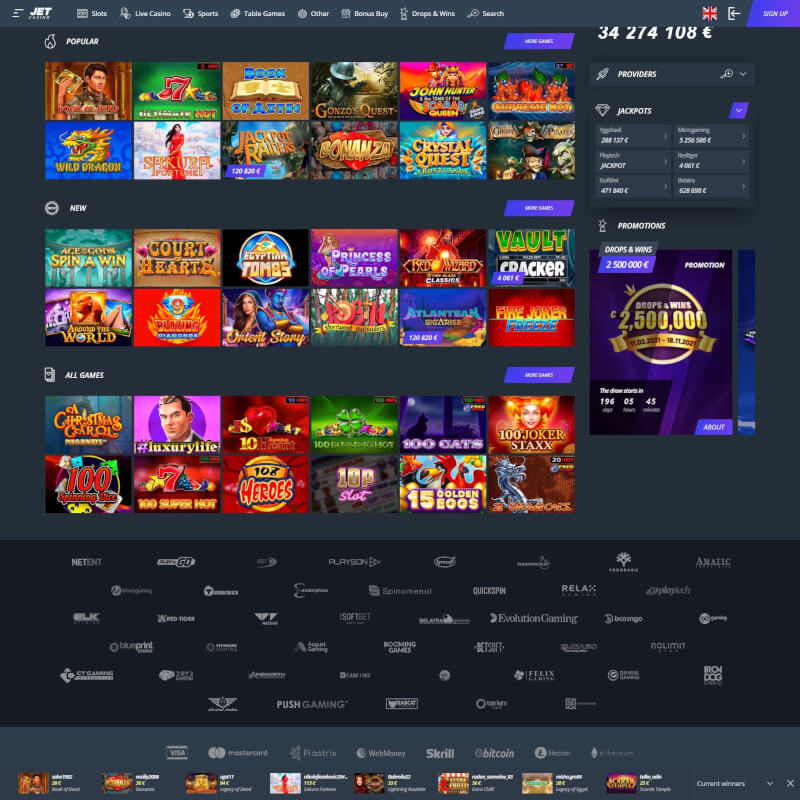 Jet Casino screenshot 2