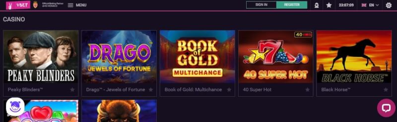 vbet website provides gambling games, pierwszy dodatkowy depozyt i oferty dla zupełnie nowego logo gracza