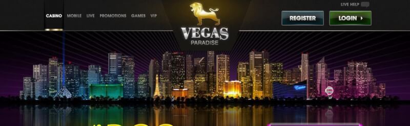 vegas utopia website offers gambling games, very first deposit bonus and promotions for new players-logo
