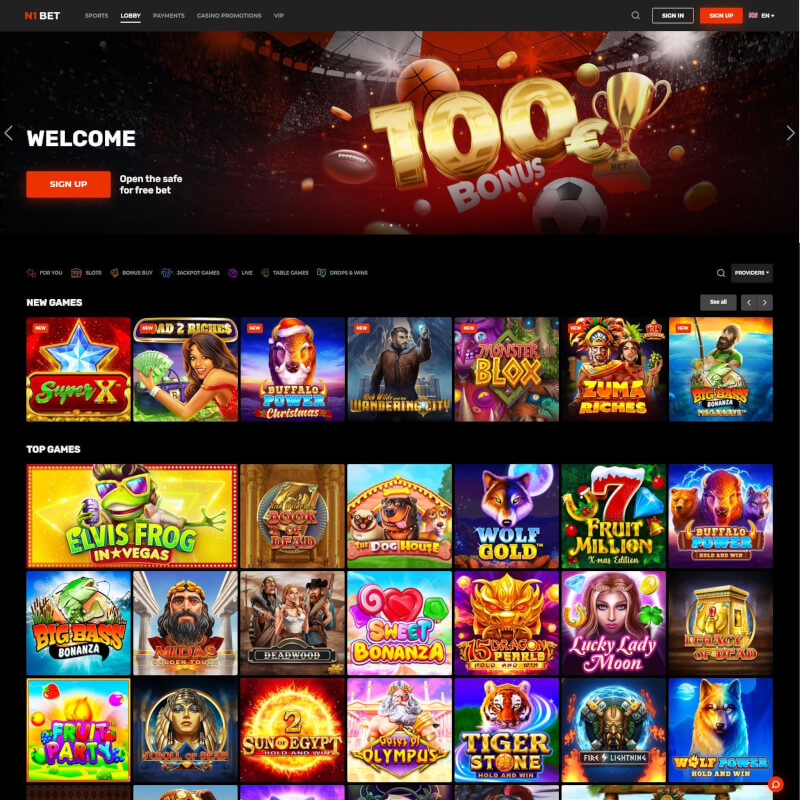 N1Bet screenshot 1