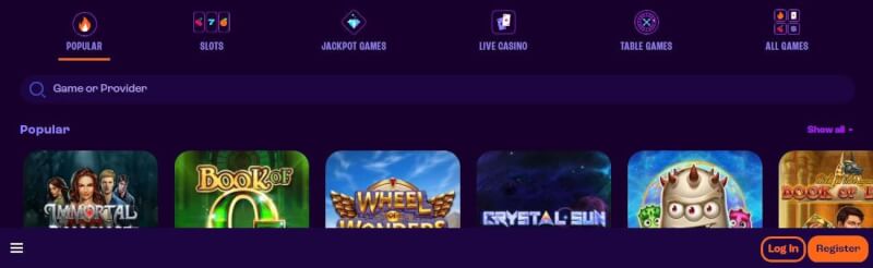 wheelz casino website offers casino games, bonus od pierwszego depozytu i promocje dla nowych graczy-logo