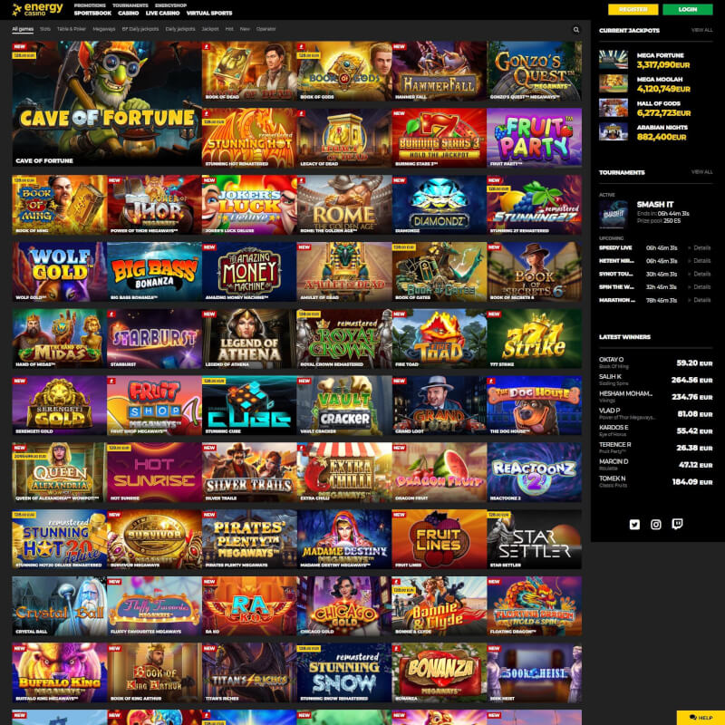 EnergyCasino screenshot 2