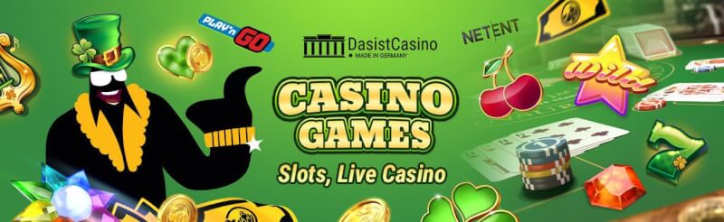 dasistcasino provides various gambling games like slots, gry hazardowe w czasie rzeczywistym, takie jak blackjack, logo bakarata i ruletki