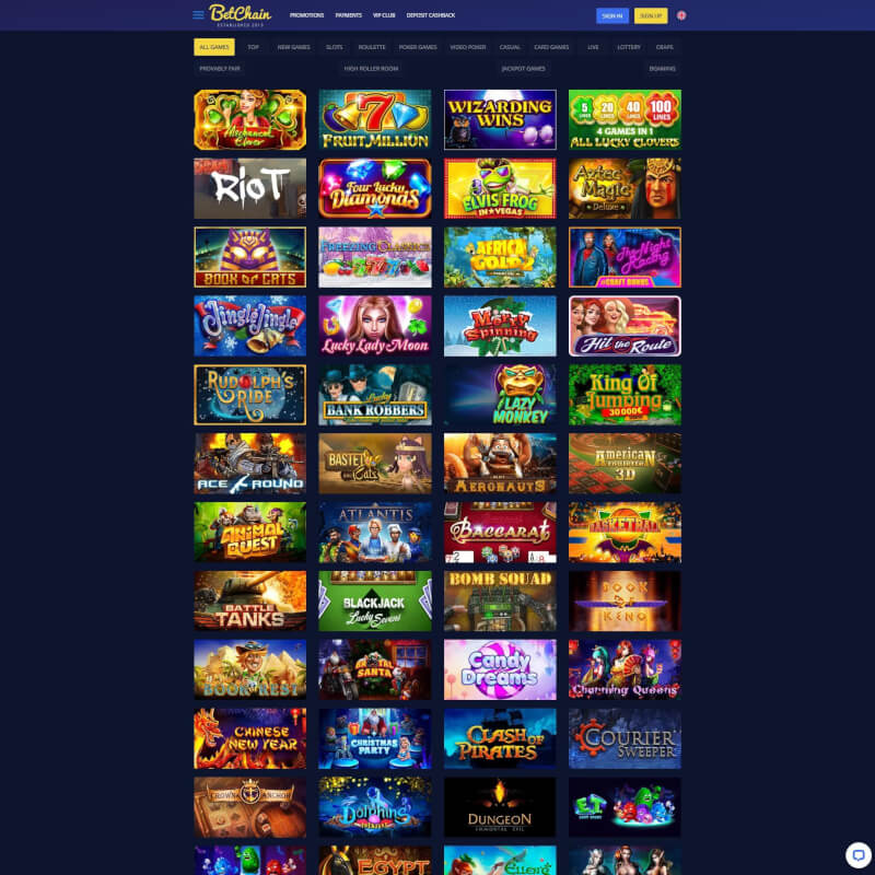 Betchain screenshot 2