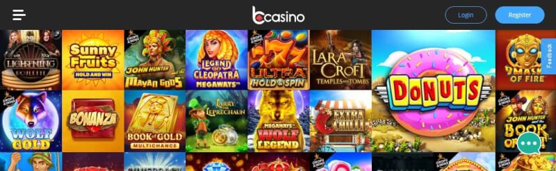 bcasino website provides gambling games and promotions for new players-logo