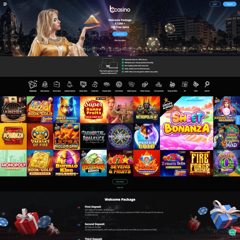 bCasino screenshot 1