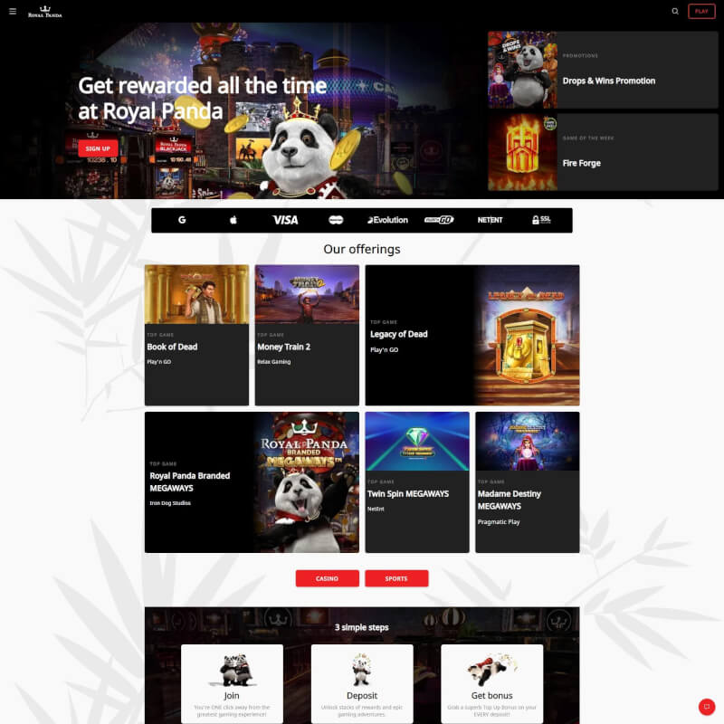 Royal Panda screenshot 1