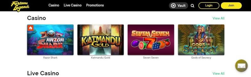 fortune legends homepage provides gambling games, bonus za pierwszy depozyt i promocje dla nowych graczy-logo