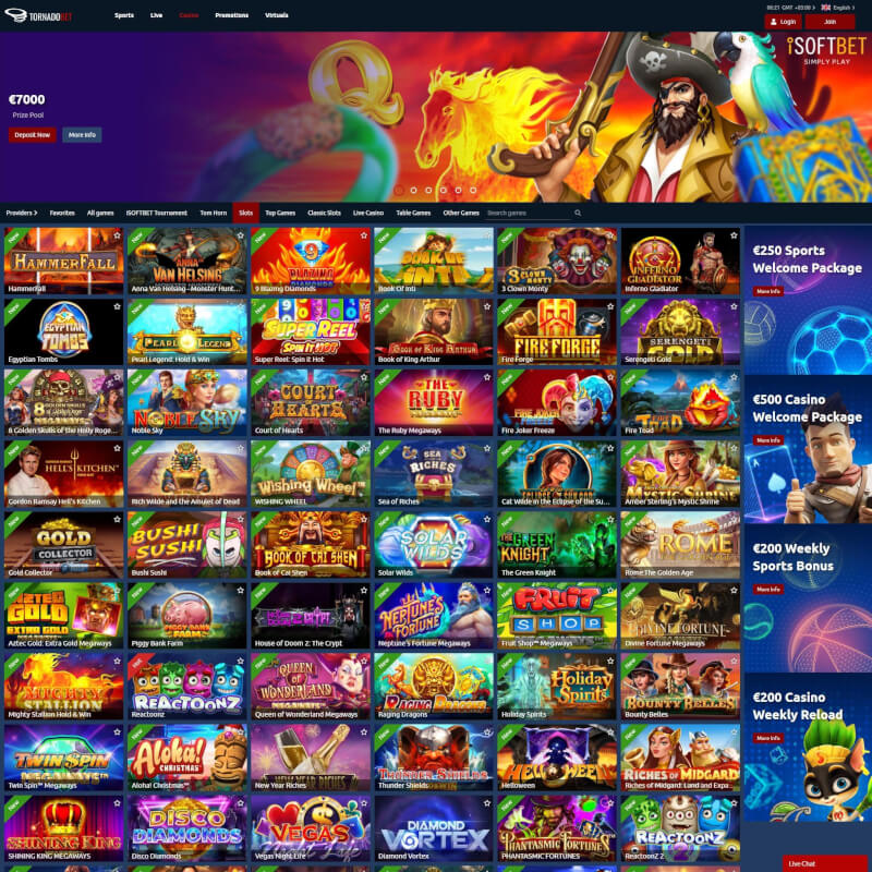 TornadoBet Casino screenshot 1
