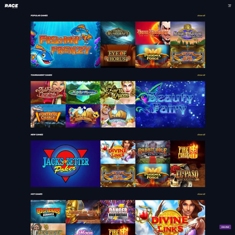 Race Casino screenshot 2