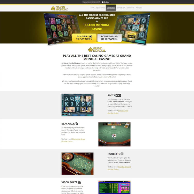 Grand Mondial screenshot 2
