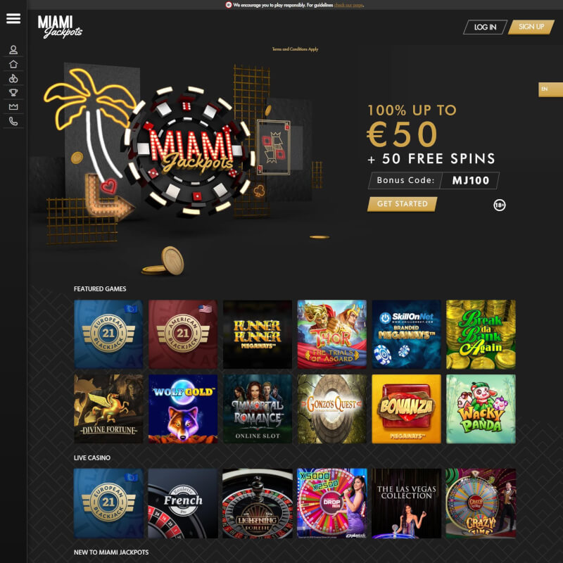 Miami Jackpots screenshot 1