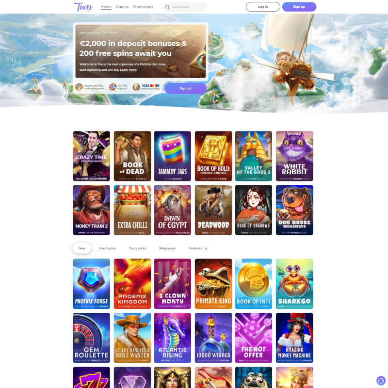 Tsars Casino screenshot 1