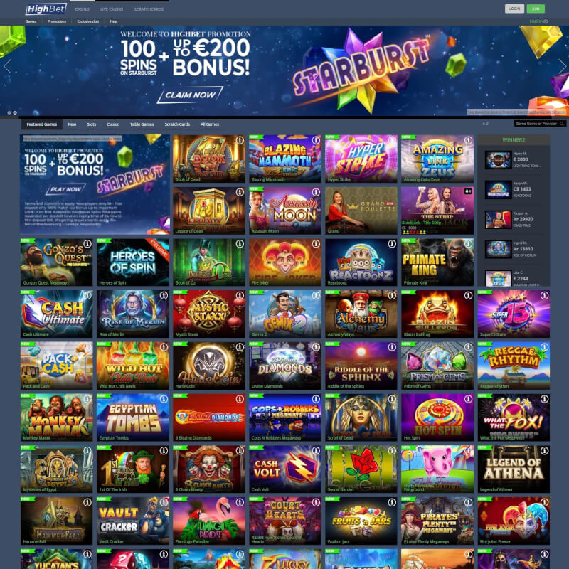 Highbet screenshot 1
