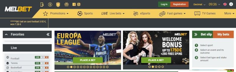 melbet website offers casino games and promotions for new players-logo