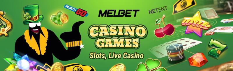 melbet casino provides various gambling games like slots, gry kasynowe na żywo, takie jak blackjack, logo bakarata i ruletki