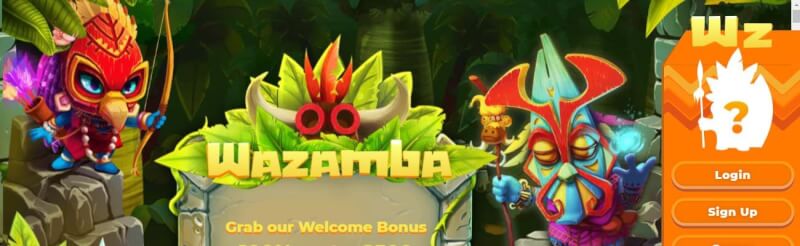 wazamba casino website provides casino games, bonus od pierwszego depozytu i promocje dla zupełnie nowych graczy-logo