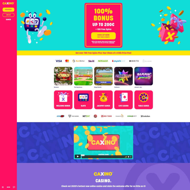 Caxino Casino screenshot 1