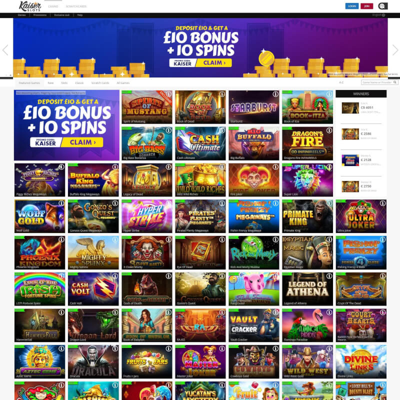 Kaiser slot machines screenshot 1