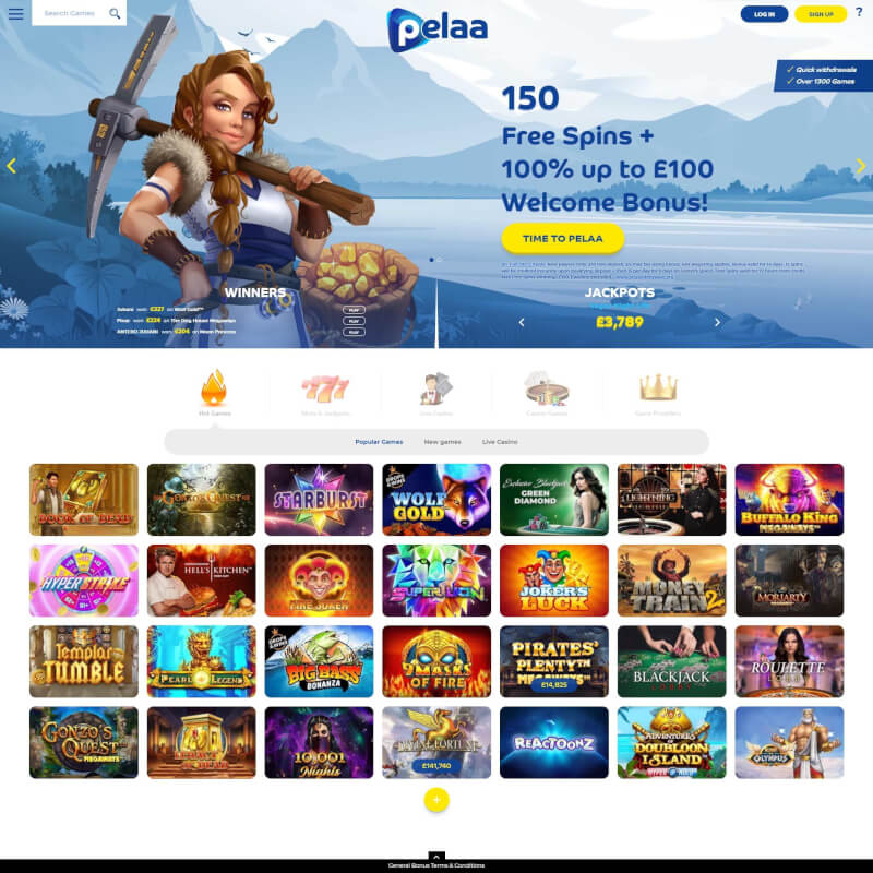 Pelaa.com screenshot 1