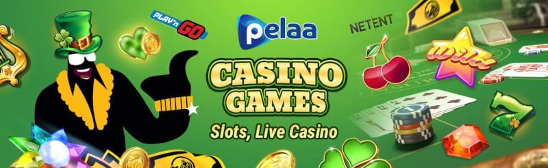 pelaa.com provides numerous casino games like slots, gry hazardowe w czasie rzeczywistym, takie jak blackjack, logo bakarata i ruletki