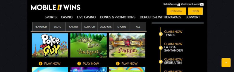 mobile victories casino homepage offers casino games, bonus od pierwszego depozytu i oferty dla zupełnie nowego logo gracza
