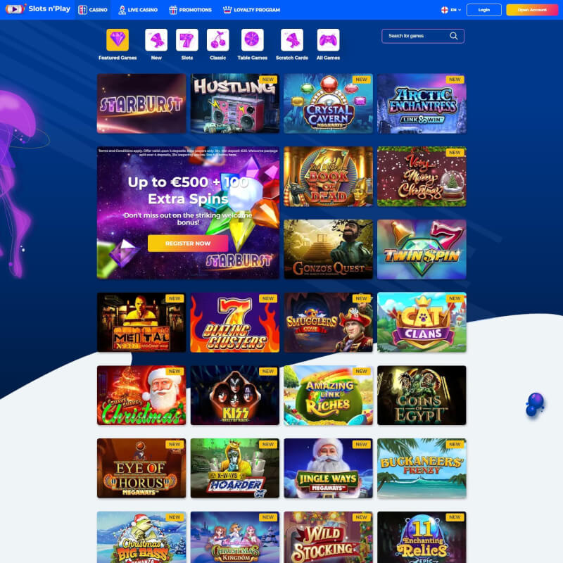 SlotsNPlay Casino screenshot 2