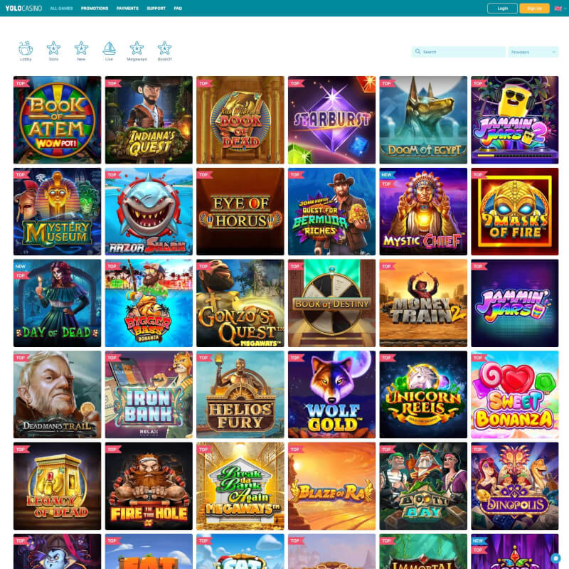 Yolo Casino screenshot 2
