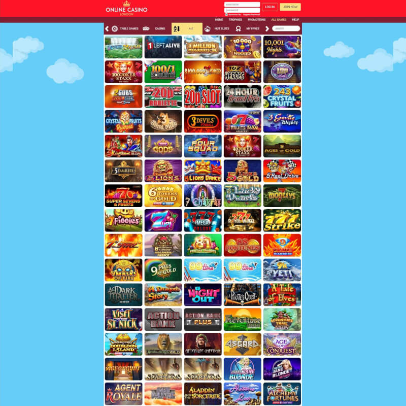 on-line casino London screenshot 2