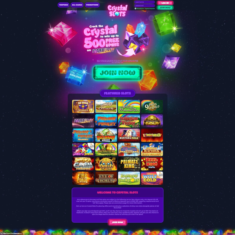 Crystal Slots Casino screenshot 1