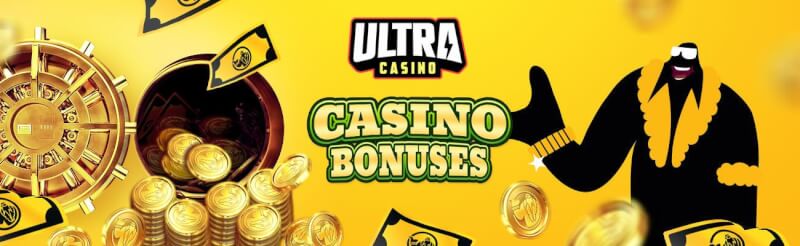 ultra casino welcome extra for brand new players is regular instant play casino extra package-logo