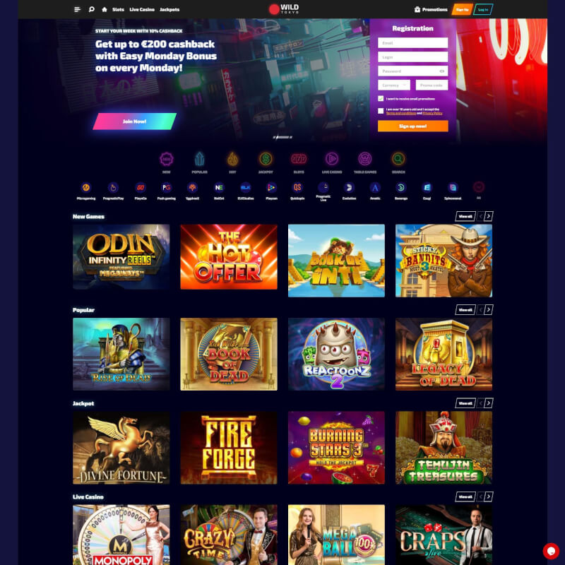 crazy Tokyo Casino screenshot 1