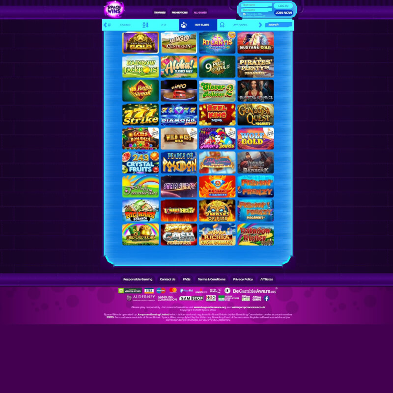 area Wins Casino screenshot 2