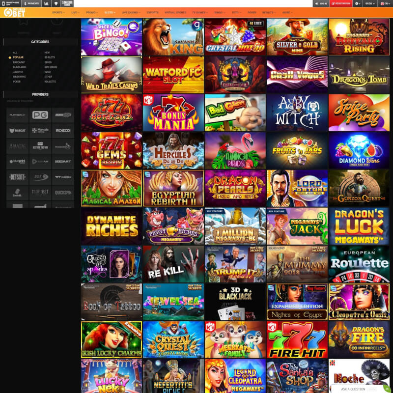 DoubleBet Casino screenshot 2