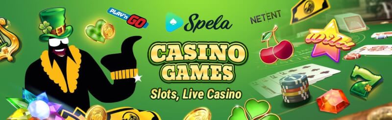 spela casino provides various gambling games like slot machines, gry kasynowe na żywo, takie jak blackjack, logo bakarata i ruletki