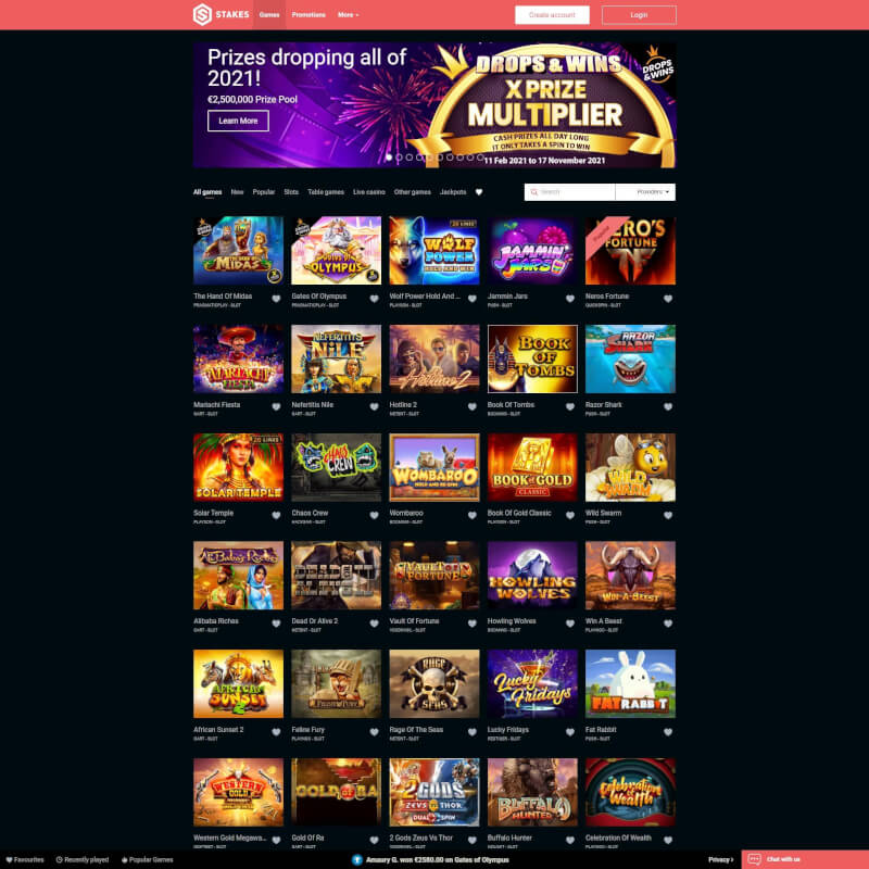 Stakes Casino screenshot 2